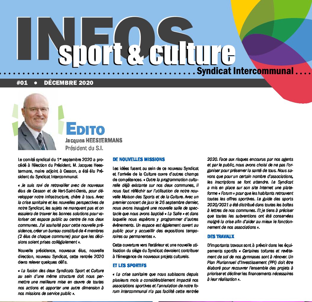 INFOS SPORT & CULTURE 6