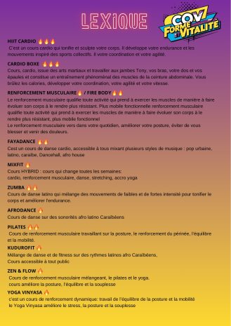 C.O.V. Forme et Vitalité 1
