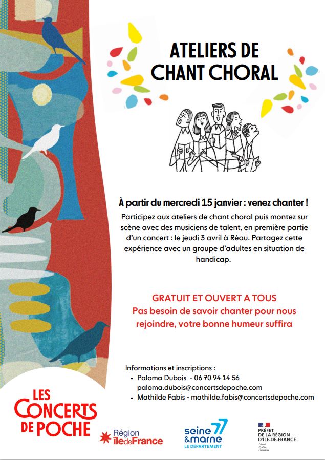 Appel à participation : Chorale éphémère à Cesson et Réau ! 1