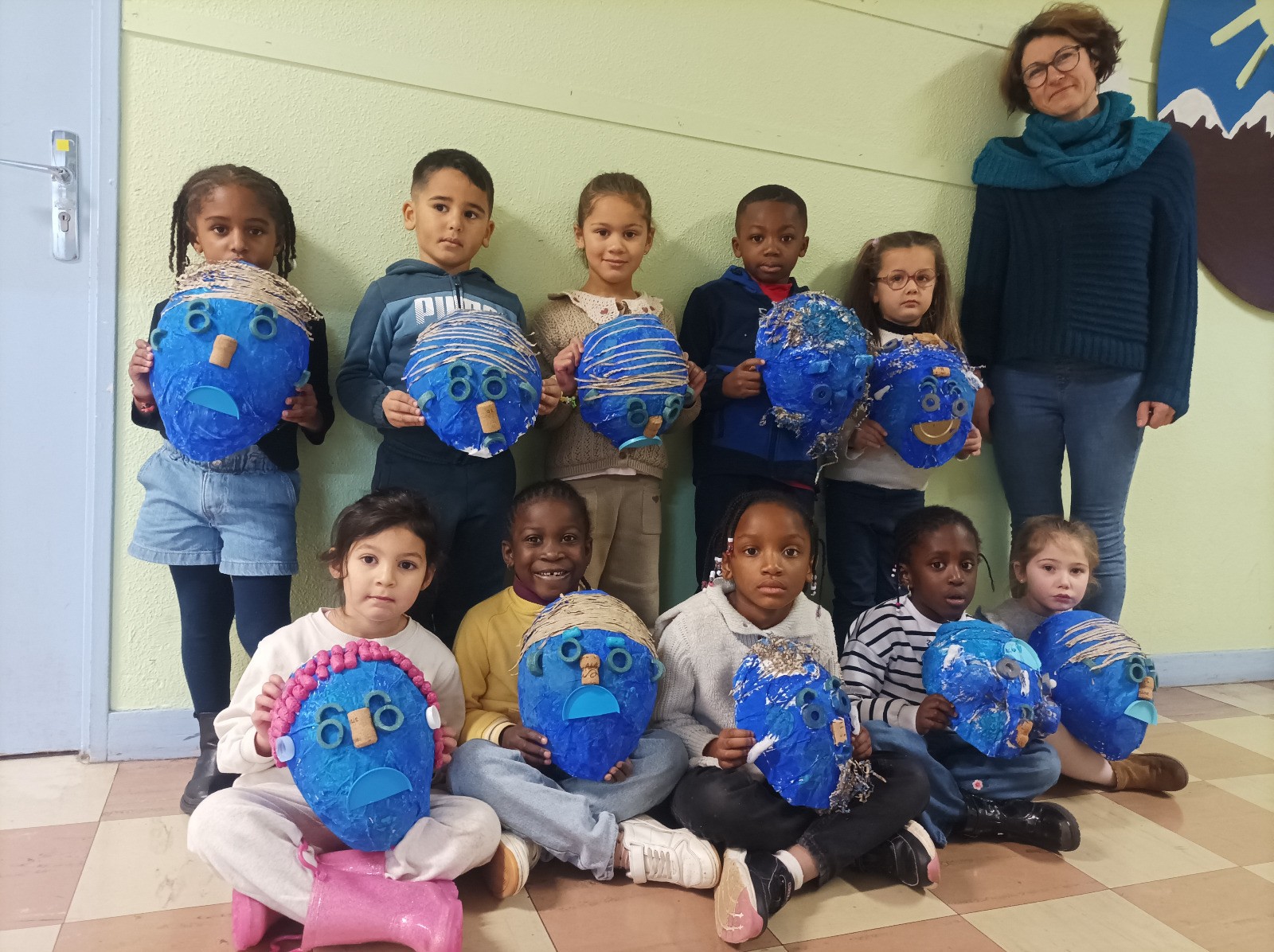 Les élèves de grande section dévoilent leurs créations en arts plastiques 2