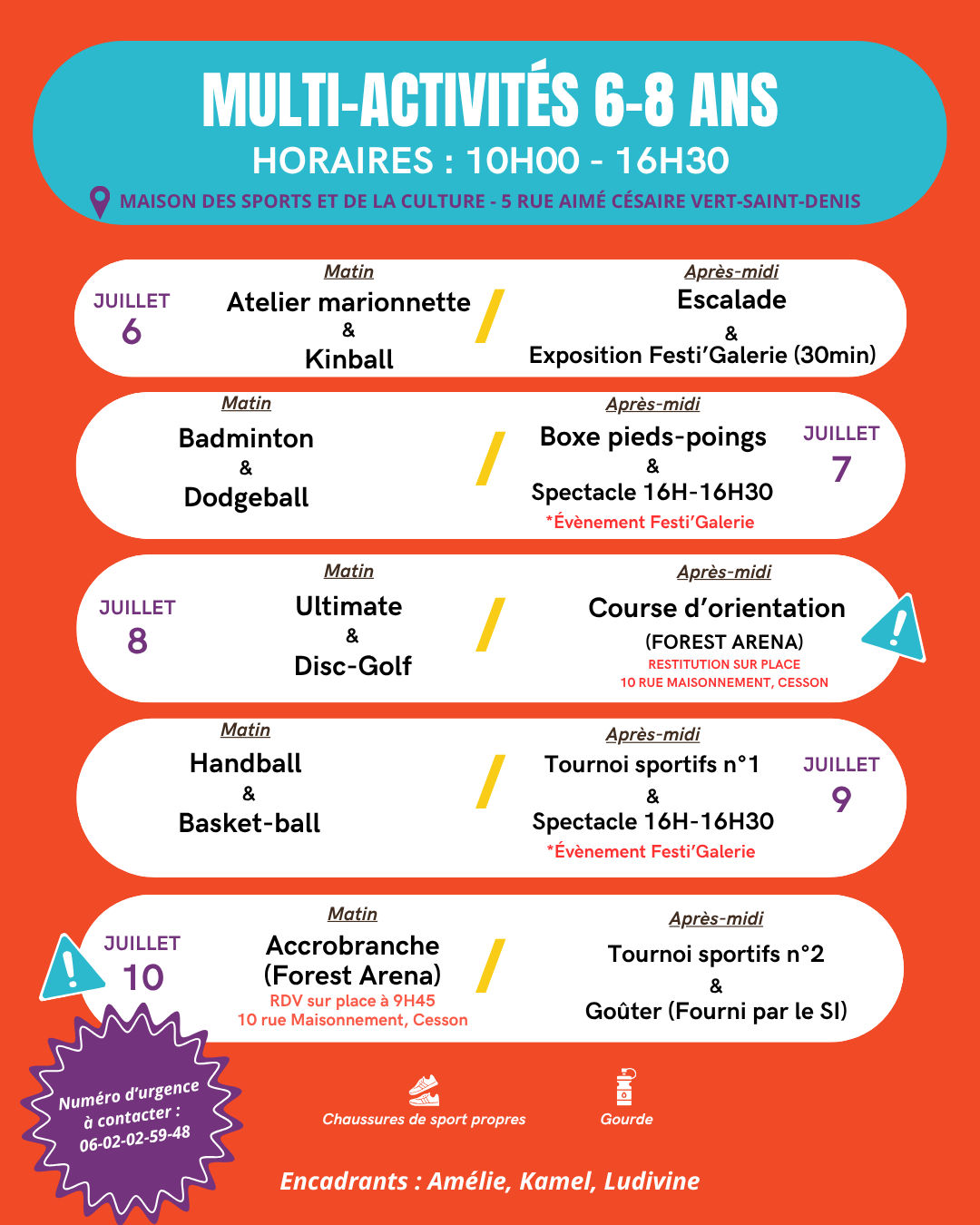 Cap sur les stages d’été ! 6