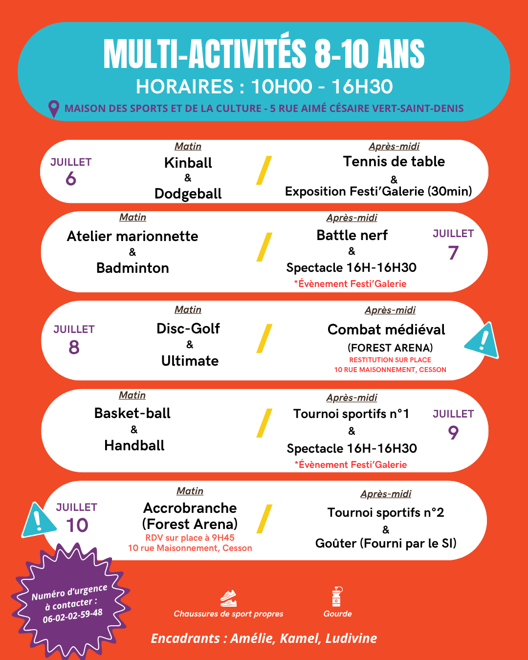Cap sur les stages d’été ! 7