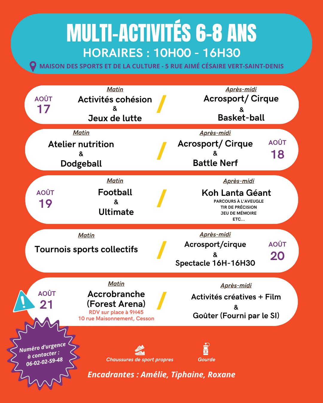 Cap sur les stages d’été ! 11