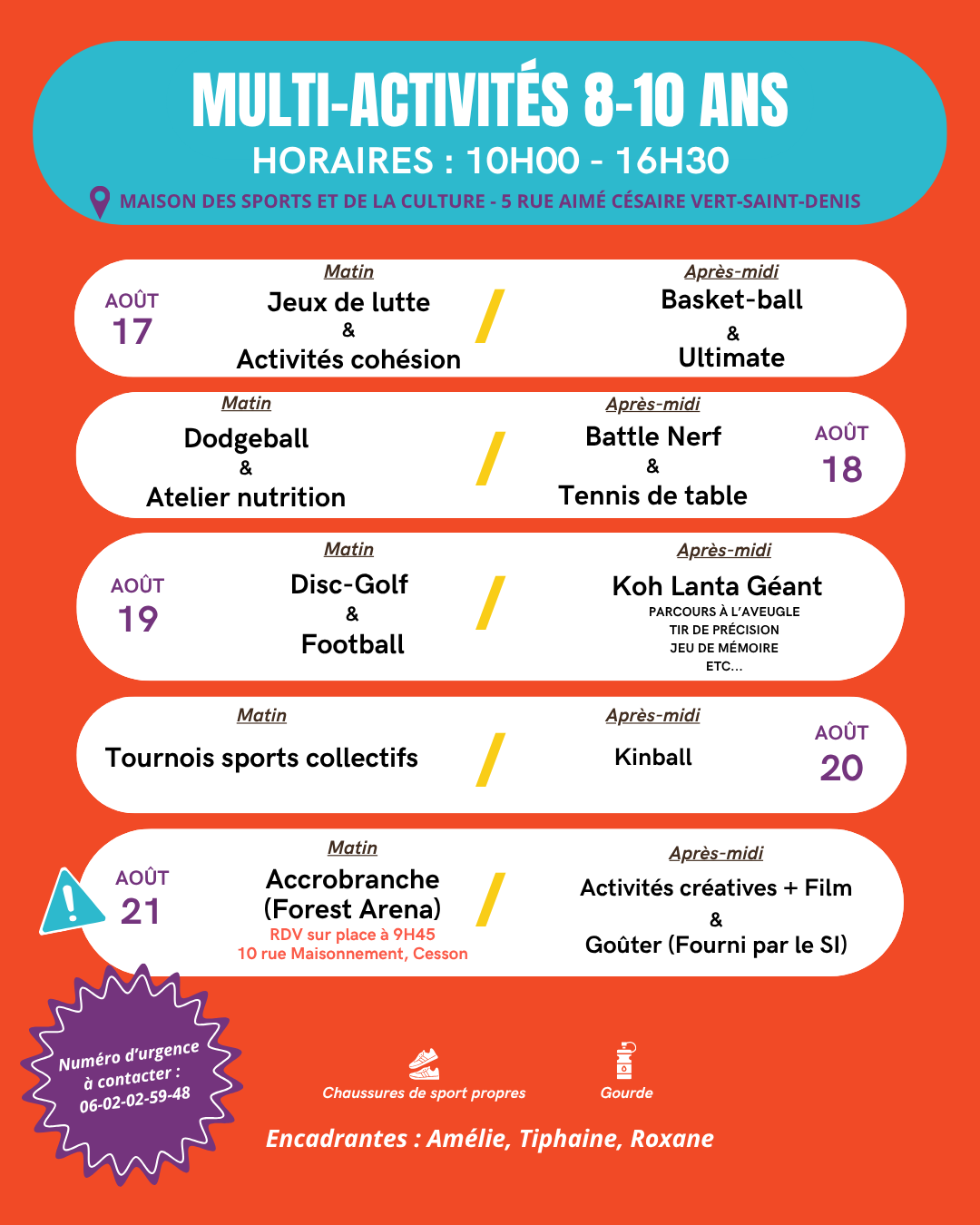 Cap sur les stages d’été ! 12