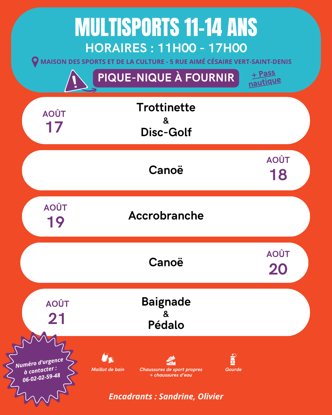 Cap sur les stages d’été ! 13