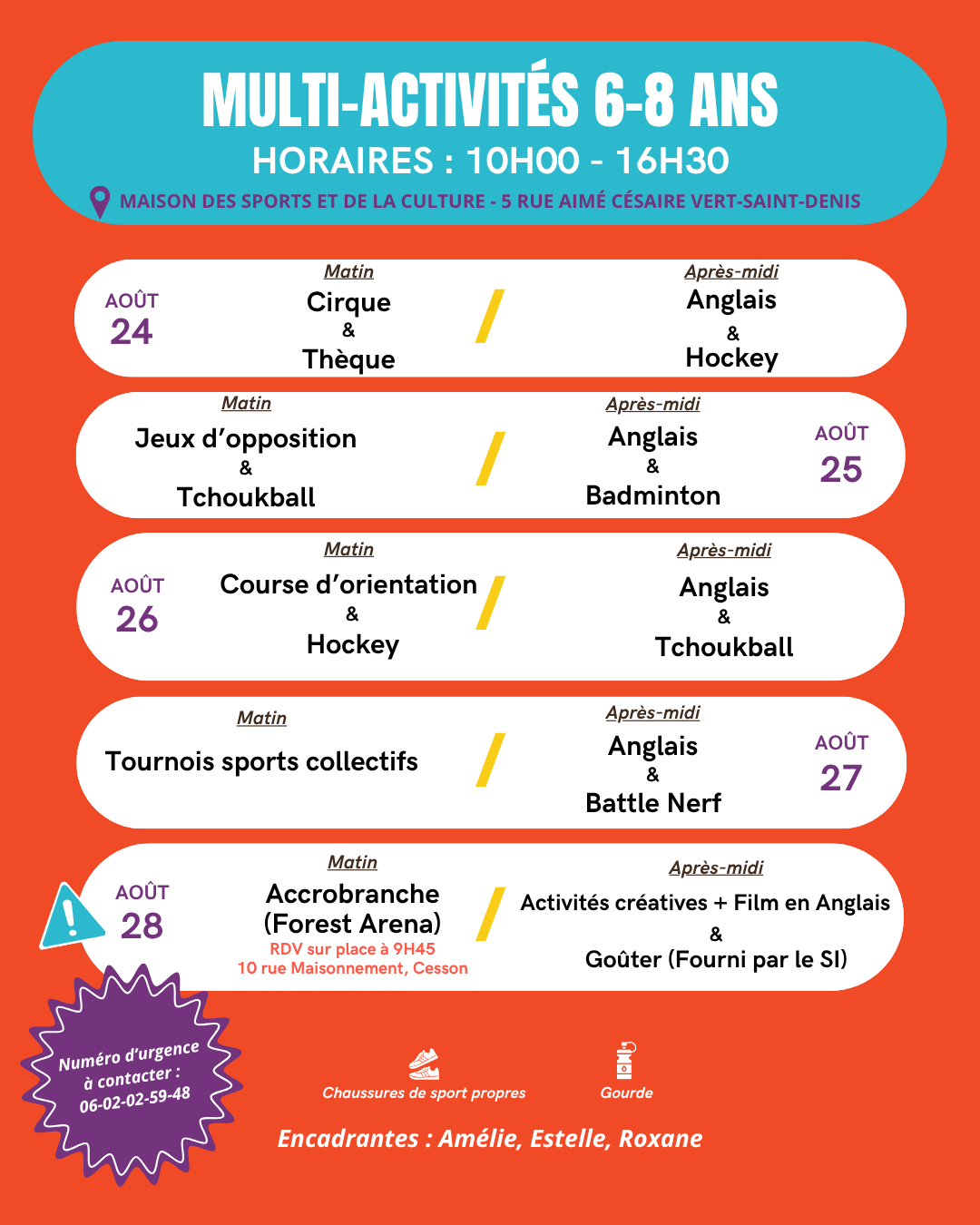 Cap sur les stages d’été ! 15