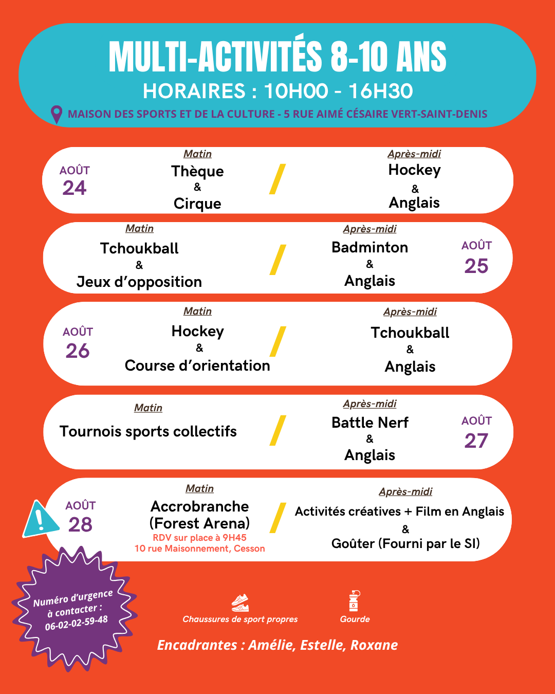Cap sur les stages d’été ! 16
