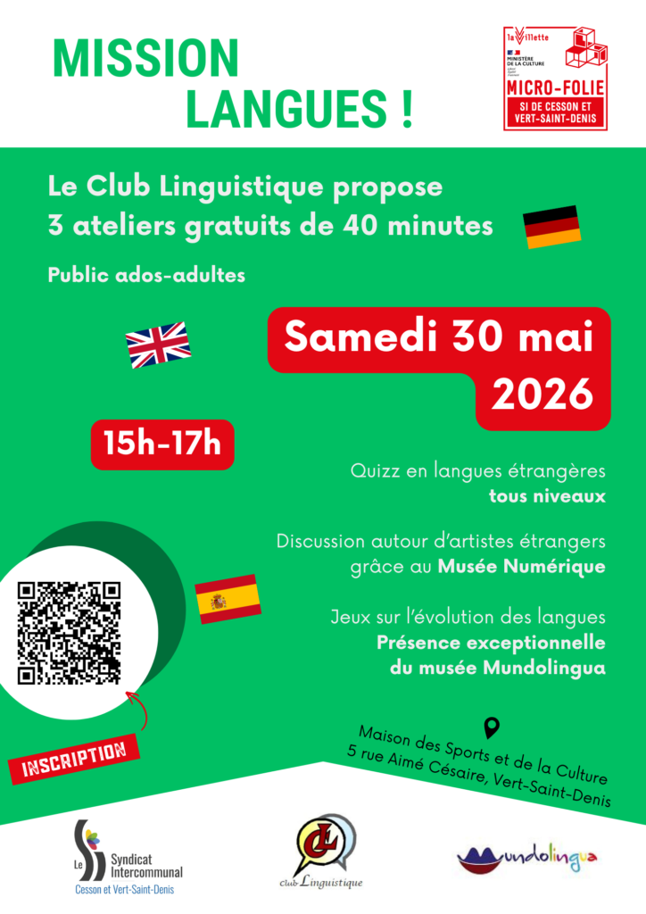 Pour s'amuser et apprendre, inscrivez-vous à Mission Langues ! 2