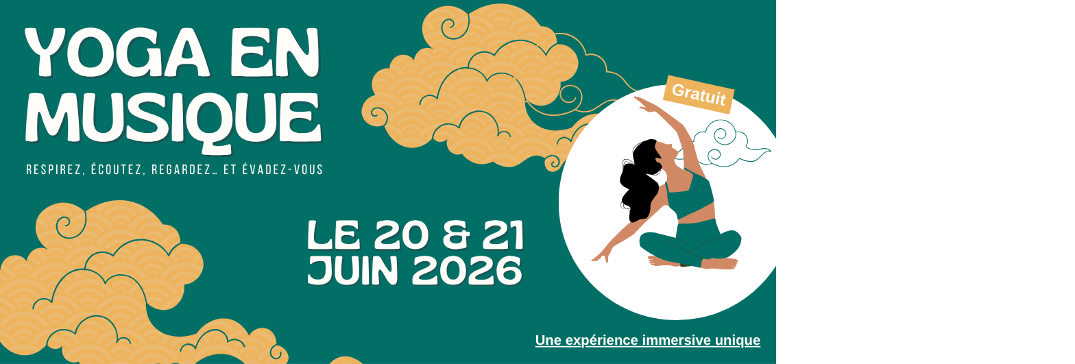 Et si vous découvriez le yoga autrement ? Laissez-vous transporter par des décors et des musiques. 