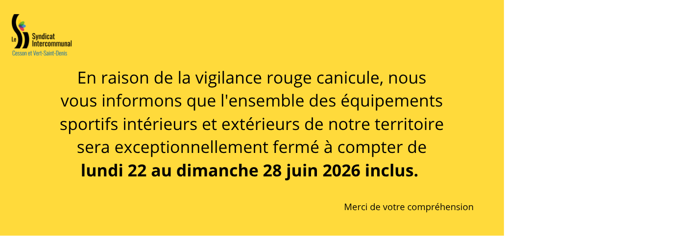 Restez prudent et pensez à bien vous hydrater ! 