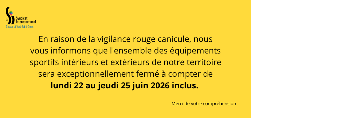 Restez prudent et pensez à bien vous hydrater ! 