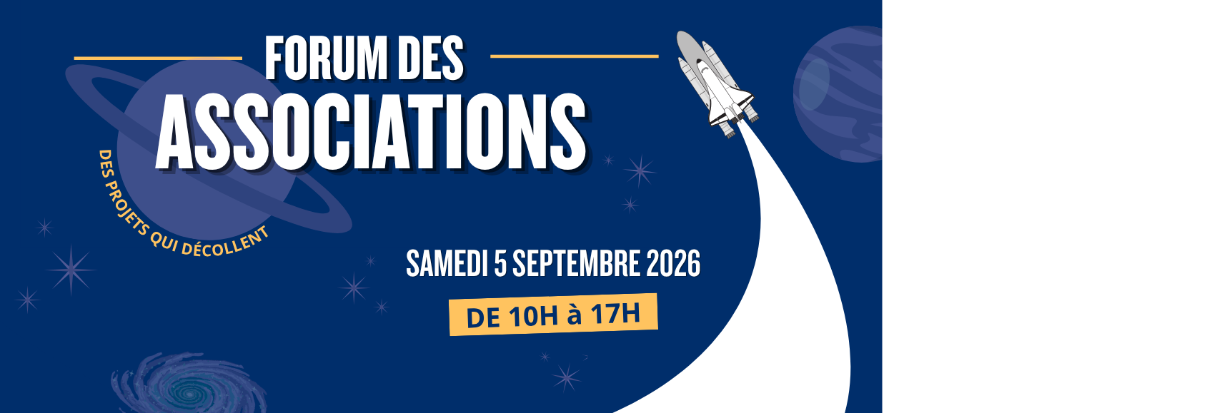 Rendez-vous au Gymnase Sonia Delaunay De 10h à 17h – Entrée libre et ouverte à toutes et tous. Découvrez la liste des associations présentes via le lien ci-dessous ! 