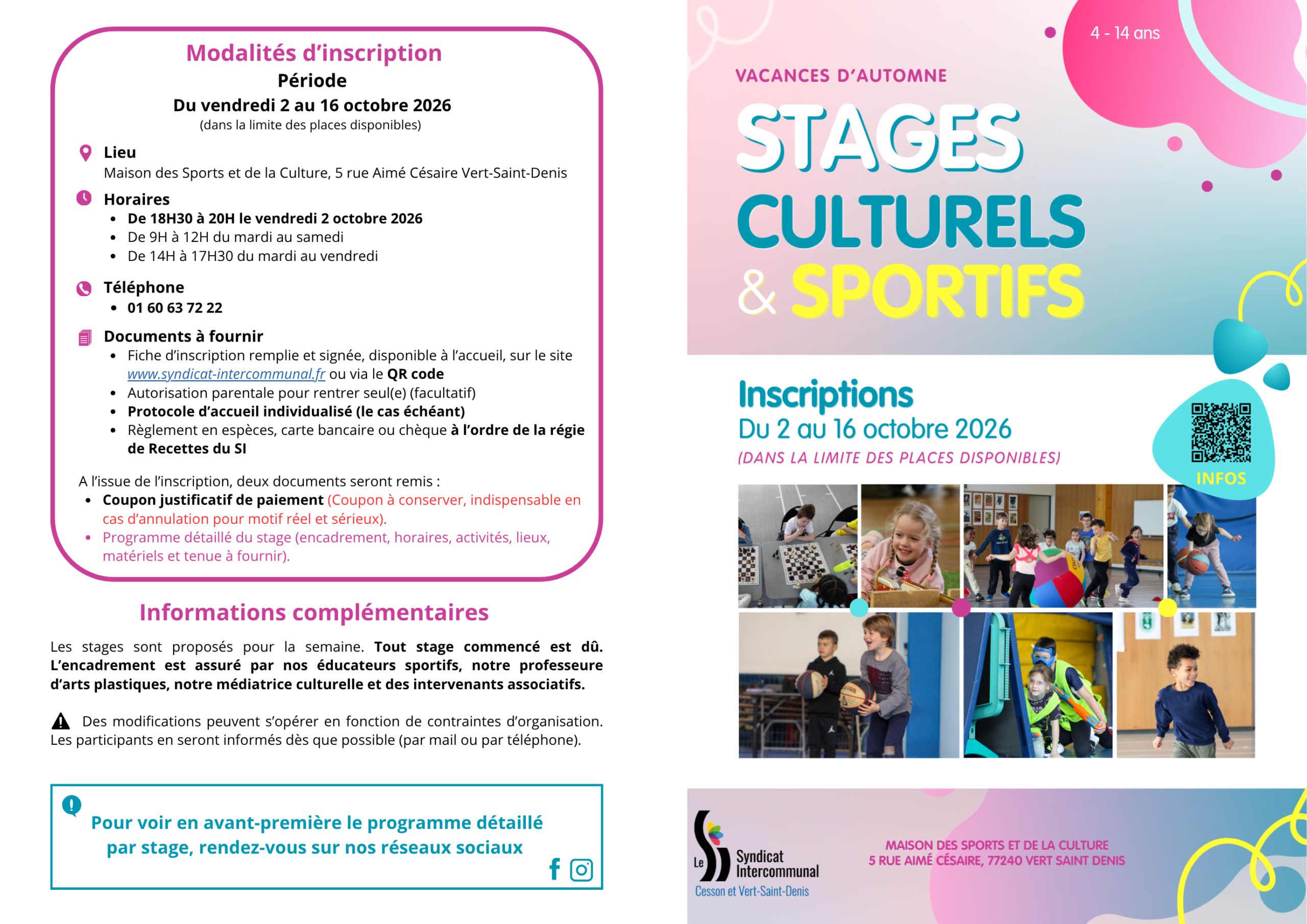 Les stages reviennent déjà !! 3